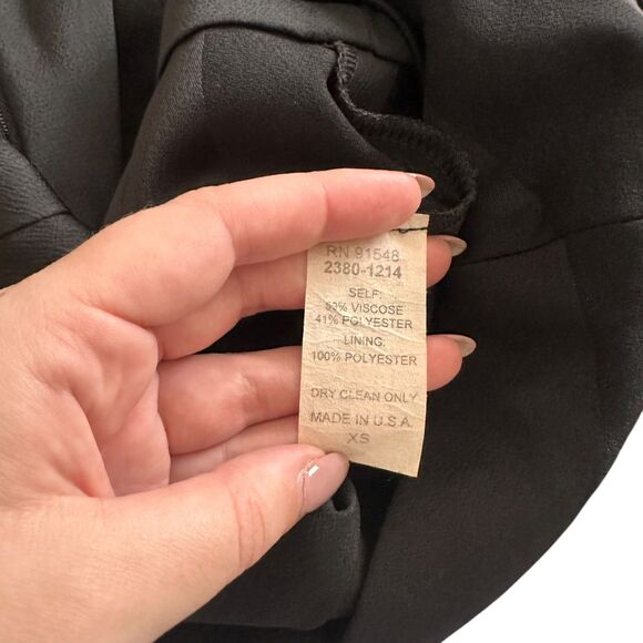 WAVERLY GREY Striped Straight Leg Jumpsuit Black XS - Picture 6 of 6